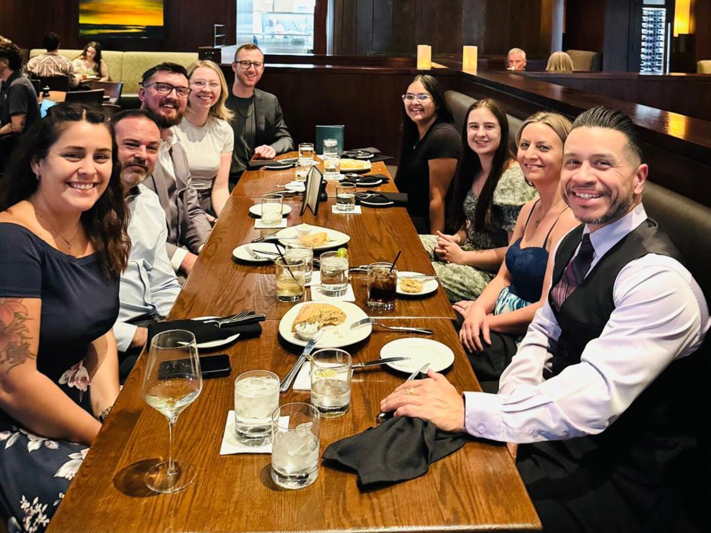 Monarch team dinner