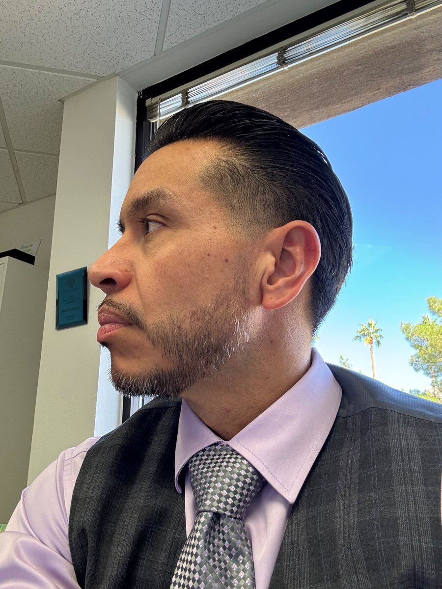 Mario Garay at the Monarch office